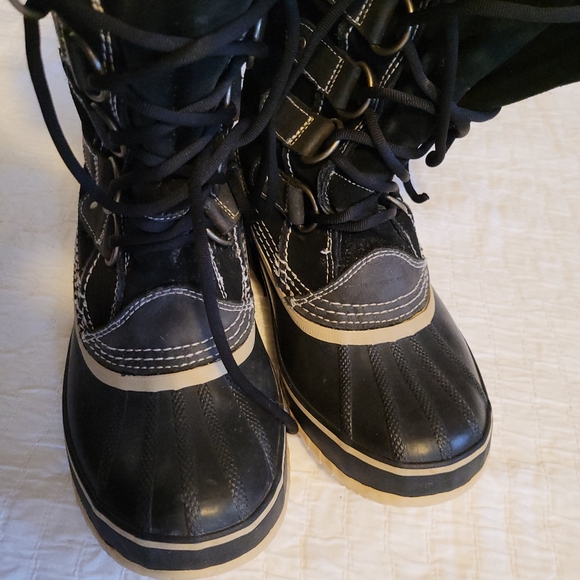 Sorel Joan of Arctic Snow Boot Size 7 in Black - Picture 6 of 15